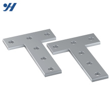 HDG 5mm Four Holes T Shaped Steel Bracket